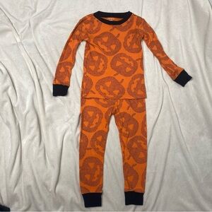 Carter’s Orange and Black Halloween Jack-o-lantern 100% Snug Fit Cotton Pajamas